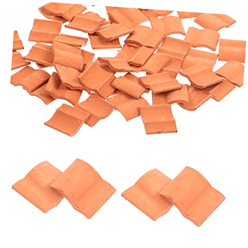 OSALADI 50 Stück Dachziegel Dekorative Mikro Dachziegel für Sandtisch Szenen und Modellbau DIY Landschaftsarchitektur und Projekte OSALADI 50 Stück Dachziegel Dekorative Mikro Dachziegel für Sandtisch Szenen und Modellbau DIY Landschaftsarchitektur und Projekte von OSALADI