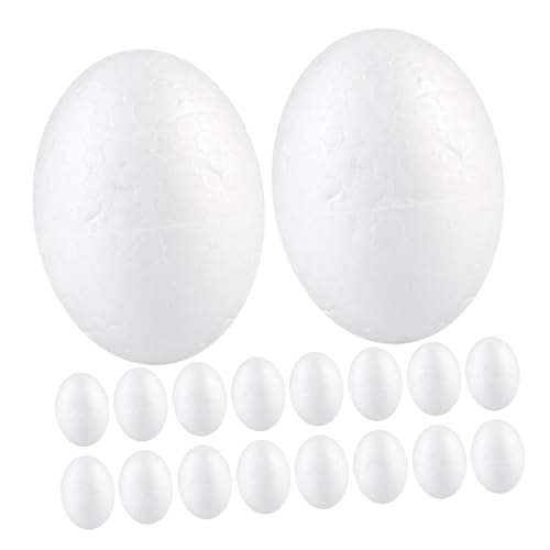 OSALADI 50 Stück Künstliche Hühnereier Schaumstoff Eier Modelle Dekoration DIY Basteln Ostern Party Favors Gefälschte Eier zum Bemalen und Befüllen OSALADI 50 Stück Künstliche Hühnereier Schaumstoff Eier Modelle Dekoration DIY Basteln Ostern Party Favors Gefälschte Eier zum Bemalen und Befüllen von OSALADI