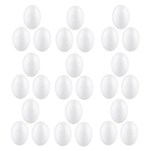 OSALADI 50 Stück Teiliges Künstliche Hühnereier aus Schaumstoff Kleine Dekoeier zum Bemalen Ostern DIY Handbemalte Deko Eier Modell für Zuhause und Bastelprojekte OSALADI 50 Stück Teiliges Künstliche Hühnereier aus Schaumstoff Kleine Dekoeier zum Bemalen Ostern DIY Handbemalte Deko Eier Modell für Zuhause und Bastelprojekte von OSALADI