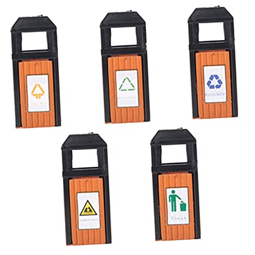 OSALADI 5Stücke Mini Teiliges für Puppenhaus Dekoration Sandtisch Abfallbehälter Modell für Miniatur Lebensszenen DIY Projekte und Stilvolle Mini Wohnräume OSALADI 5Stücke Mini Teiliges für Puppenhaus Dekoration Sandtisch Abfallbehälter Modell für Miniatur Lebensszenen DIY Projekte und Stilvolle Mini Wohnräume von OSALADI