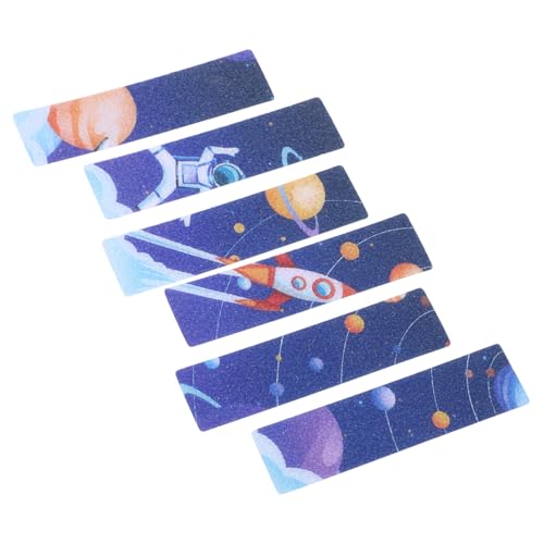 OSALADI 6 Stück Aufkleber entpacken texturiert ruhig Streifen Flecken Patch Aufkleber für psychische Gesundheit Giveaways für Veranstaltungen Peva-Membran von OSALADI