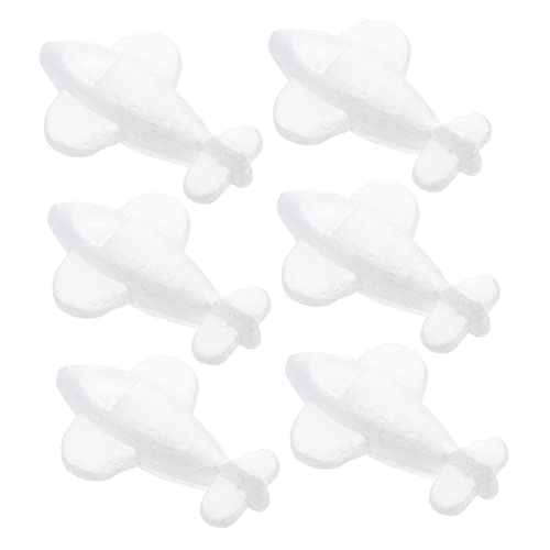 OSALADI 6 Stück Flugzeugmodellform für Weißes Embryo-Schaumflugzeug basteln Graffiti - DIY unfertiges Flugzeug Flugzeugmodelle selber Bauen Flugzeug basteln DIY zubehör OSALADI 6 Stück Flugzeugmodellform für Weißes Embryo-Schaumflugzeug basteln Graffiti - DIY unfertiges Flugzeug Flugzeugmodelle selber Bauen Flugzeug basteln DIY zubehör von OSALADI