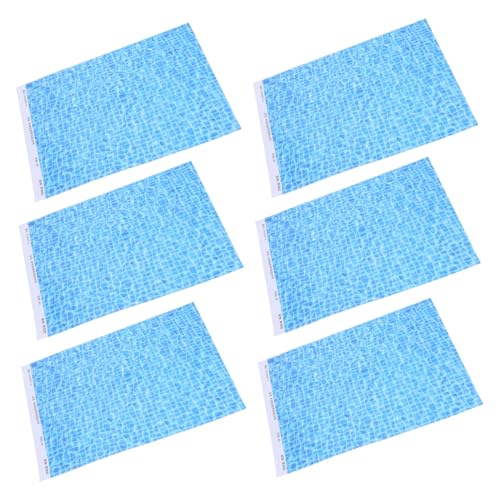 OSALADI 6 Stück Realistische Wasserwellen Aufkleber Selbstklebend Wasseroberflächen Effektfolie für Miniatur Seen Flüsse Diorama Aquarien Dekorationen Modellbau OSALADI 6 Stück Realistische Wasserwellen Aufkleber Selbstklebend Wasseroberflächen Effektfolie für Miniatur Seen Flüsse Diorama Aquarien Dekorationen Modellbau von OSALADI