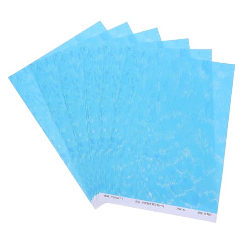 OSALADI 6 Stück Wasserwellen Aufkleber Wasser Sticker für DIY Mikro Landschaft Modellierung Langlebiges Material Realistische Wasserstruktur für Pool und Fluss Szenerien von OSALADI