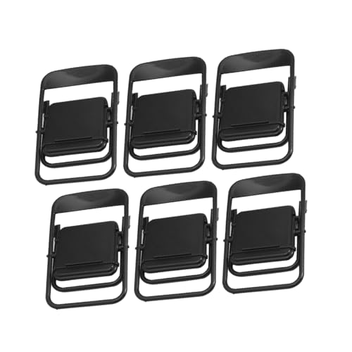 OSALADI 6Stücke Mini Klappstuhl Teiliges Zubehör Faltbarer Desktop Telefonhalter für Dekoration Einrichtung Hochwertige OSALADI 6Stücke Mini Klappstuhl Teiliges Zubehör Faltbarer Desktop Telefonhalter für Dekoration Einrichtung Hochwertige von OSALADI