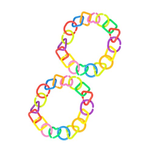 OSALADI 70 Stück geometrische Kettenschnalle Reise Kindergarten Sensory sensorisches Plastikglieder -Kinderwagen-Clips Sport OSALADI 70 Stück geometrische Kettenschnalle Reise Kindergarten Sensory sensorisches Plastikglieder -Kinderwagen-Clips Sport von OSALADI