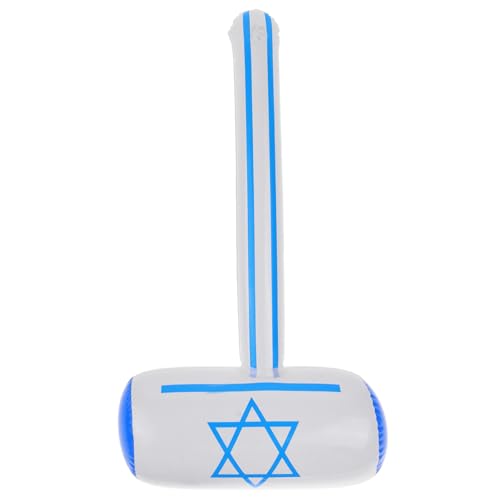 OSALADI Aufblasbare Hammerprops Weihnachten Party Ball werfen kleiner aufblasbarer Schläger Jubel liefert Chanukka-Jubelstock aufblasbare Requisiten aufblasbarer Hammer Plastik von OSALADI