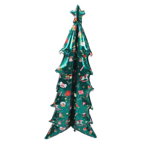 OSALADI Aufblasbare Weihnachtsbaumballons Aufblasbare Baumdekoration Stehender Weihnachtsbaumballon Feiertagsthema Ballon Folienballonbaum OSALADI Aufblasbare Weihnachtsbaumballons Aufblasbare Baumdekoration Stehender Weihnachtsbaumballon Feiertagsthema Ballon Folienballonbaum von OSALADI