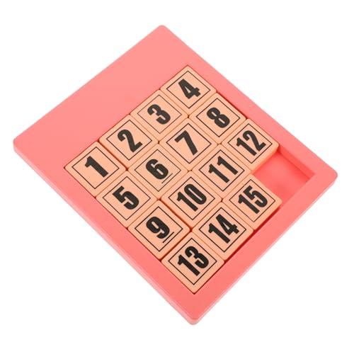 OSALADI Digitale Huarong -Straßenspiele Spiele Lernen Zahlen-Matching-Puzzle mentale Arithmetikspielzeug Frühe Lernspielzeug mathematische Rätsel Mathe-Spiel Rosa von OSALADI