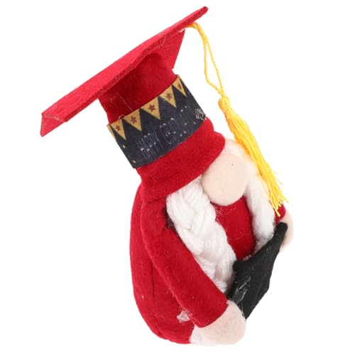 OSALADI Doktorhut Puppe Abschluss Weiche Plüschpuppe Puppen Für Mädchen Abschluss Tochter Dekoration Abschluss Kuscheltiere Abschlusspuppe Cartoon Puppe Plüschtier von OSALADI