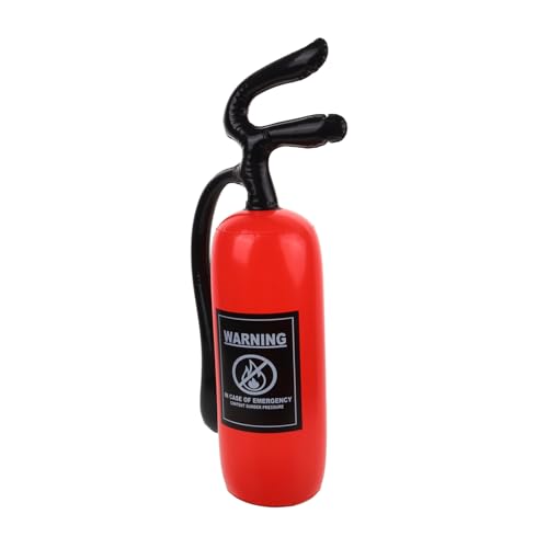 OSALADI Feuerwehr-Partyballon Pflicht Feuerlöscher Farbe groß Aufblasbares Ballonspielzeug aufgeblasenes Ballonspielzeug Löschballon Aufblasbarer Ballon Partyzubehör für die Feuerwehr PVC von OSALADI