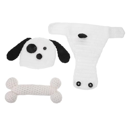 OSALADI Handgefertigtes Animal Kostüm für Neugeborene Weiches Gehäkeltes Fotografie Outfit mit Welpenmotiv Komfortable Fotoshooting Kleidung für Jungen und Mädchen OSALADI Handgefertigtes Animal Kostüm für Neugeborene Weiches Gehäkeltes Fotografie Outfit mit Welpenmotiv Komfortable Fotoshooting Kleidung für Jungen und Mädchen von OSALADI