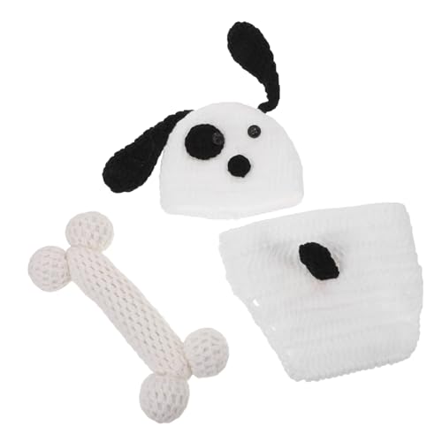 OSALADI Handgestricktes Neugeborenen-fotokostüm mit Häkelwelpen-design Babyfotografie-outfit für Jungen und Mädchen Einzigartige Neugeborenen-requisiten für Unvergessliche Babyfotos OSALADI Handgestricktes Neugeborenen-fotokostüm mit Häkelwelpen-design Babyfotografie-outfit für Jungen und Mädchen Einzigartige Neugeborenen-requisiten für Unvergessliche Babyfotos von OSALADI
