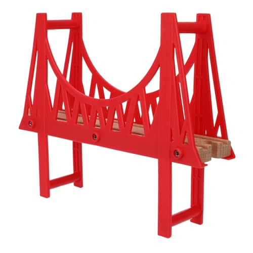 OSALADI Holz Eisenbahn Zubehör Abnehmbare Brücke für Holzeisenbahn Kompatibel mit Holzschienen Fördert Kreativität und Fantasie für Spiel Zuhause Schule OSALADI Holz Eisenbahn Zubehör Abnehmbare Brücke für Holzeisenbahn Kompatibel mit Holzschienen Fördert Kreativität und Fantasie für Spiel Zuhause Schule von OSALADI