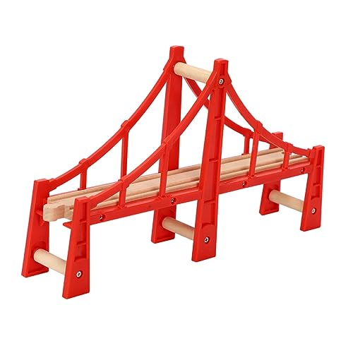 OSALADI Holz Eisenbahnbrücke Set Kinderfreundliches DIY für Kleinkinder Ab Jahren zur Erweiterung von Holzspielzeug Sets Fördert Motorik OSALADI Holz Eisenbahnbrücke Set Kinderfreundliches DIY für Kleinkinder Ab Jahren zur Erweiterung von Holzspielzeug Sets Fördert Motorik von OSALADI