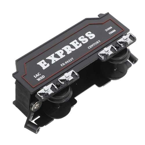 OSALADI Kohlebeladungs ​​-LKW -Modell Motormodell DCC -Zug Munipals Mini -Simulation Dampfzug Tumble-Zug G -Skalierungszüge V Lokomotive Motor Welten kleinste Plastik Black von OSALADI