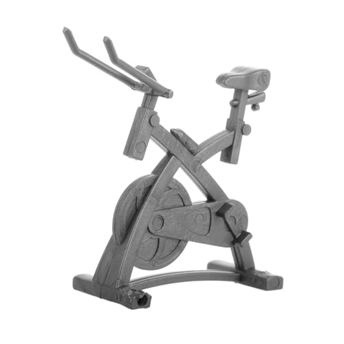 OSALADI Miniatur Fitnessgerät Modell Heimtrainer Realistisch Gestaltetes Büro Tragbar Gym Zubehör für Männer Puppenhaus Fitness Equipment Sandtisch Dekoration von OSALADI
