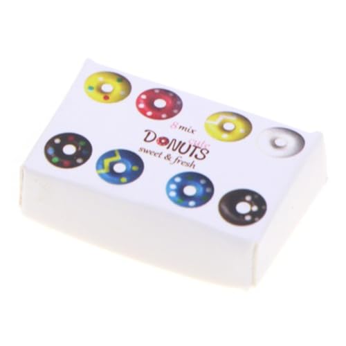 OSALADI Miniatur-küchen-backspielzeug Aus Harz Mit Kleinen Mini-Lebensmittel-Donuts Realistisches Spiellebensmittel Für Puppenhaus-Dekoration Mikro-umgebungsgestaltung Und Basteln von OSALADI