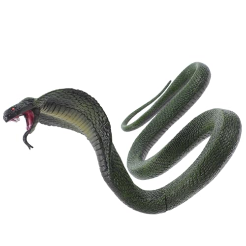 OSALADI -Modell Lebensechte Schlange Halloween-streich-Requisiten Schlangenfigur Aus Weichem Gummi Streichspielzeug Für Topf -schlangenrequisiten Tierfigur Plastik Olive Green OSALADI -Modell Lebensechte Schlange Halloween-streich-Requisiten Schlangenfigur Aus Weichem Gummi Streichspielzeug Für Topf -schlangenrequisiten Tierfigur Plastik Olive Green von OSALADI