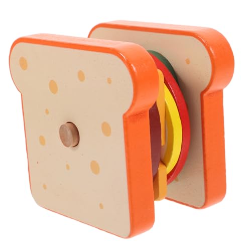 OSALADI Sandwich- Geburtstagsgeschenk holzspielzeug für Vorschulkinder Entwicklungs konstruktionsspielzeug Hamburger-Stapelspielzeug Feinmotorikspiele OSALADI Sandwich- Geburtstagsgeschenk holzspielzeug für Vorschulkinder Entwicklungs konstruktionsspielzeug Hamburger-Stapelspielzeug Feinmotorikspiele von OSALADI