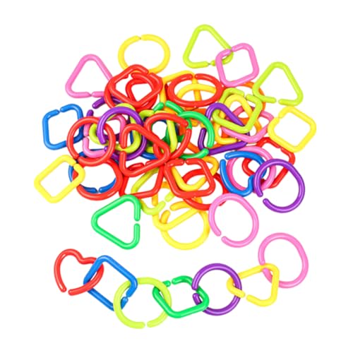 OSALADI Schnallenspielzeug Für Die Früherziehung Loop- Spielzeugkette Babykettenglieder Zum Aufhängen Für Babys Hochstuhl Ringe Für Babyspielzeug Sport von OSALADI