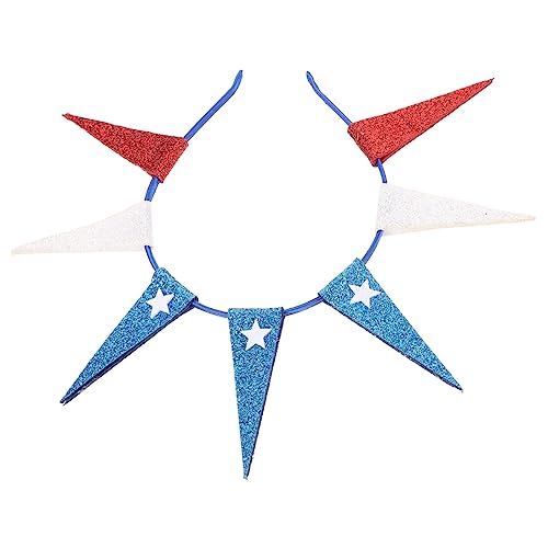 OSALADI Unisex Independence Day Haarband mit Glitzernden Sternen Leichtes Festival Cosplay Haarband für Patriotische Feiern Geeignet als Foto Requisite und Partyaccessoire OSALADI Unisex Independence Day Haarband mit Glitzernden Sternen Leichtes Festival Cosplay Haarband für Patriotische Feiern Geeignet als Foto Requisite und Partyaccessoire von OSALADI