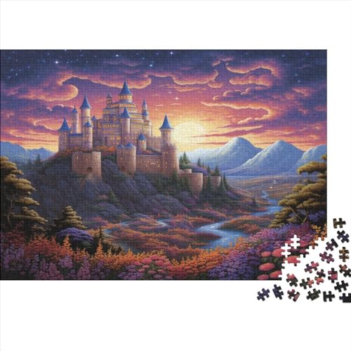 Castle Puzzles 1000pcs (75x50cm) Für Erwachsene Colorful Buildings Puzzle Lernspiele Heimdekorationspuzzle von OSBELE