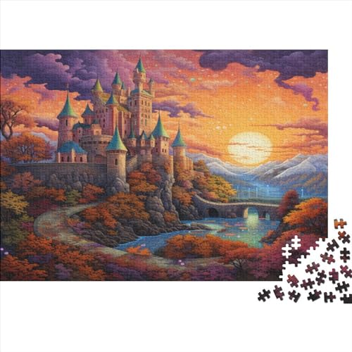Colorful Buildings 500pcs (52x38cm) Puzzles Für Erwachsene Castle Feine Mehrfarbige Puzzles,Gedulds- Und Reflexionsspiele von OSBELE