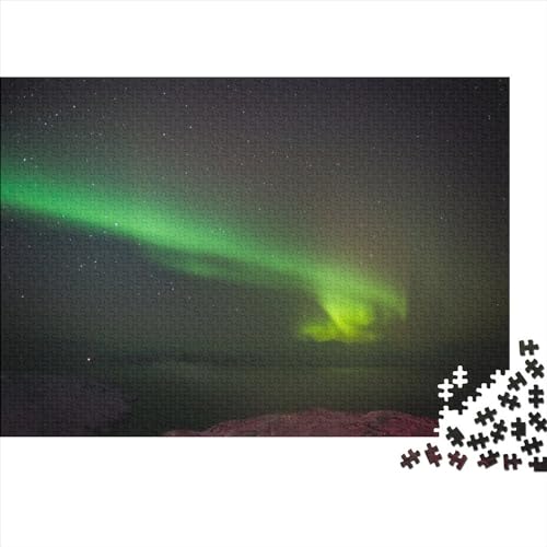DIY Puzzles 300pcs (40x28cm) Für Erwachsene Aurora Puzzles Für Erwachsene Puzzle-Lernspiele Northern Lights in Norway von OSBELE