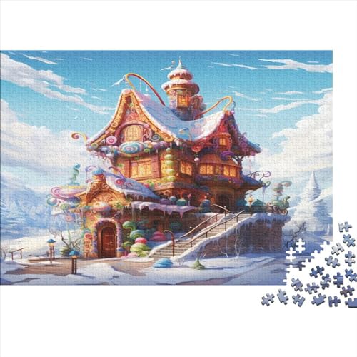 DIY Puzzles 500pcs (52x38cm) Für Erwachsene Candy House Puzzles Für Erwachsene Puzzle-Lernspiele Sweet Home von OSBELE