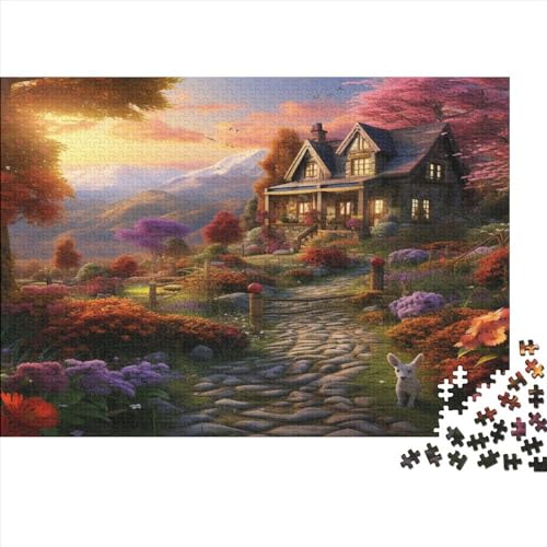 DIY Puzzles 500pcs (52x38cm) Für Erwachsene Holiday Homes Puzzles Für Erwachsene Puzzle-Lernspiele Traumhaus von OSBELE