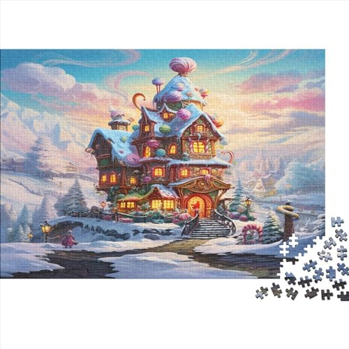 Puzzles 300pcs (40x28cm) Für Erwachsene Candy House Puzzles Für Erwachsene Puzzle-Lernspiele Sweet Home von OSBELE