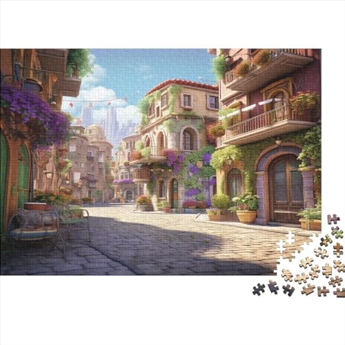 Puzzles 300pcs (40x28cm) Für Erwachsene Lake Como Puzzles Für Erwachsene Puzzle-Lernspiele Reizende Stadt von OSBELE