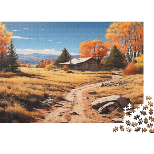 Puzzles Für Erwachsene 500pcs (52x38cm),Herbst Hochwertige Puzzles Für Erwachsene Mountain Scenery Autumn Colors Anspruchsvolles Spiel von OSBELE