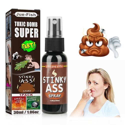 OSDUE 1Pcs Fart Spray, Pupsspray Stinkbombe, Flüssiger Furz Spray, Furzspray Ekliger, Starkes Furz-Spray, Schrecklicher Geruch Spray, Stinky Liquid Fart, Halloween Streichspielzeug Erwachsene OSDUE 1Pcs Fart Spray, Pupsspray Stinkbombe, Flüssiger Furz Spray, Furzspray Ekliger, Starkes Furz-Spray, Schrecklicher Geruch Spray, Stinky Liquid Fart, Halloween Streichspielzeug Erwachsene von OSDUE