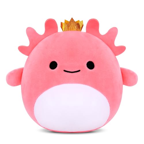 OSDUE Axolotl Plüschtier, Kawaii Salamander Plüschpuppe Axolotl Kuscheltier Plüschtier Niedliche Puppen Kissen für Kinder Jungen Mädchen Freundin Haus Dekoration (Rosa) von OSDUE
