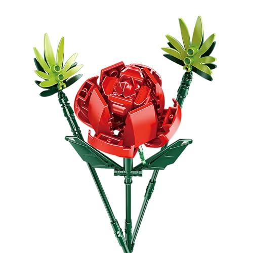 OSDUE Blumenstrauß Bausteine, 124 Teilige Künstliche Blumen Kunstpflanzen, DIY Bauspielzeugsets, Kreative Deko Geschenk für Muttertag, Valentinstag, Muttertagsgeschenk für Mama OSDUE Blumenstrauß Bausteine, 124 Teilige Künstliche Blumen Kunstpflanzen, DIY Bauspielzeugsets, Kreative Deko Geschenk für Muttertag, Valentinstag, Muttertagsgeschenk für Mama von OSDUE