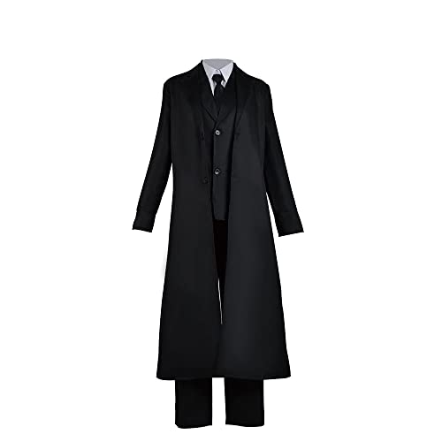Dazai Osamu Schwarzer langer Mantel Cosplay Kostüm - Premium Qualität Replik mit exakter Größenbestimmung(M) von OSIAS