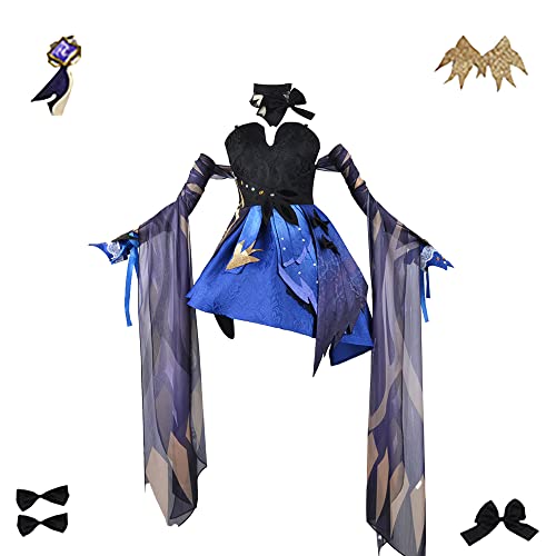 Genshin Impact Keqing Opulent Slendor Outfit Cosplay-Kostüm(M) von OSIAS