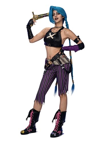OSIAS Anime Arcane: Jinx Cosplay Costume (M) von OSIAS