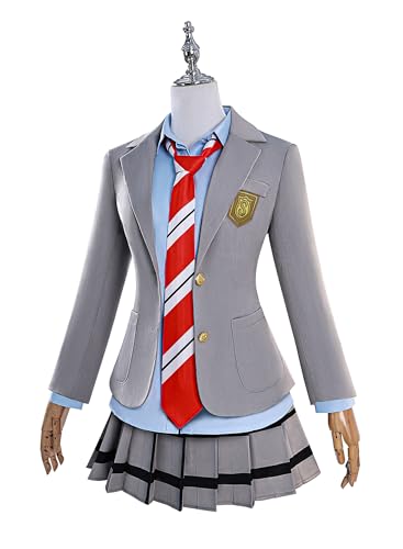 OSIAS Anime Your Lie in April Miyazono Kaori Uniform Cosplay Costume (L) von OSIAS
