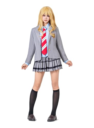 OSIAS Anime Your Lie in April Miyazono Kaori Uniform Cosplay Costume (M) von OSIAS