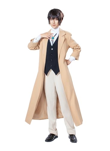 OSIAS Damen Anime Upgraded Dazai Osamu Cosplay Kostüm (S) von OSIAS