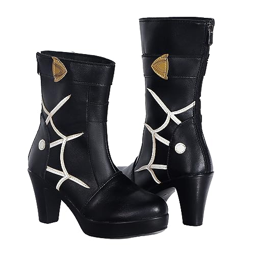OSIAS Damenschuhe für Honkai Star Rail Kafka Cosplay: Stiefel für Halloween, Anime- und Spielkonventionen(39) von OSIAS