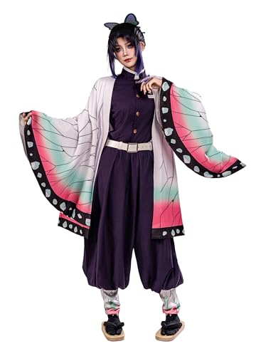 OSIAS Frauen Anime Kochou Shinobu Cosplay Kostüm (S) von OSIAS