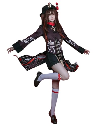 OSIAS Genshin Impact Alle Charaktere Cosplay Outfit Hutao Kostüm (XL) von OSIAS