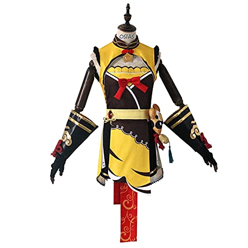 OSIAS Genshin Impact Alle Charaktere Cosplay Outfit Xiangling Kostüm (XL) von OSIAS