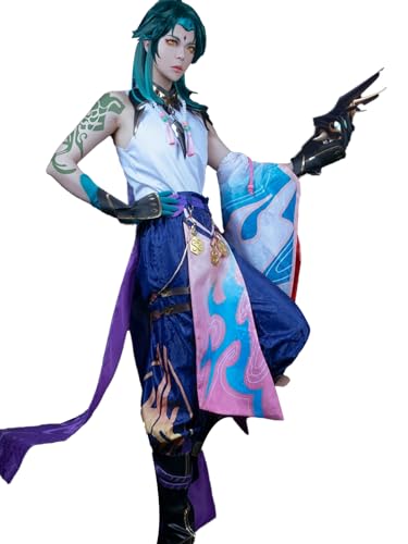 OSIAS Genshin Impact Alle Charaktere Cosplay Outfit Xiao Kostüm(XL) von OSIAS
