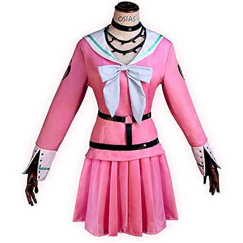 OSIAS Miu Iruma Outfit Anime Cosplay Kostüm Japanischer Campus Stil (XXL) von OSIAS