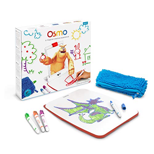OSMO - Creative Set - 3 Lernspiele - 5-10 Jahre - Zeichnen, kreative Problemlösung und Physik - für iPad und Fire-Tablet (Osmo Basis nicht enthalten - wird für das Spiel benötigt - separat erhältlich) von OSMO